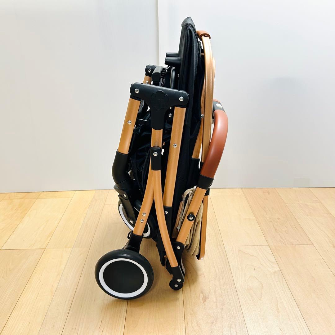 未使用 PETTENA 折りたたみ軽量ペットカート Kight ゴールド