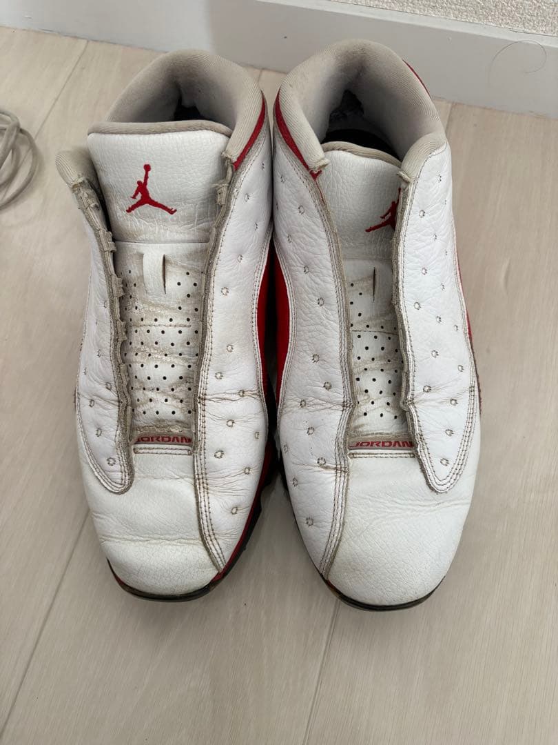 NIKE Air Jordan 13 golf 27.0 ホワイト/レッド