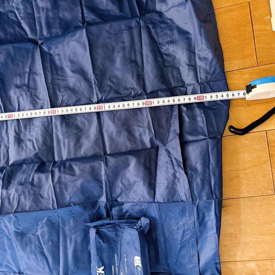 ☆男女兼用 自転車 バイク ポンチョ レインコート 110cm×120cm