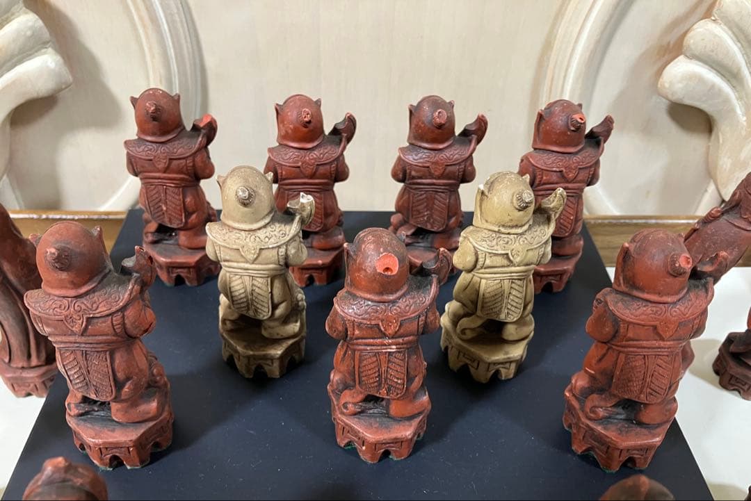 ヴィンテージ　中国の富の神　樹脂像　フィギュア　ゲーム用ピース？