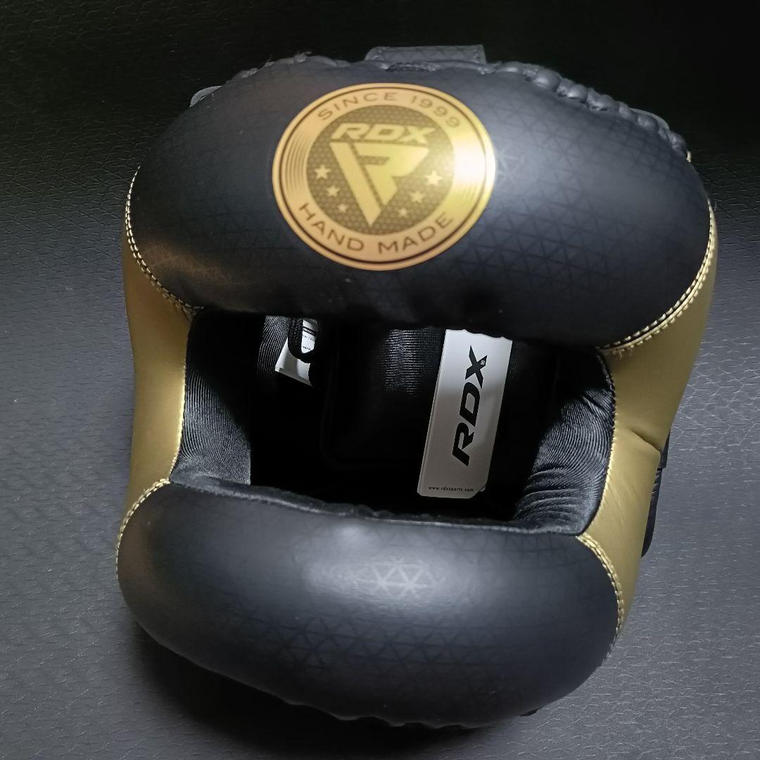 RDX ボクシング ヘッドギア フルフェイスタイプ M ブラック/ゴールド