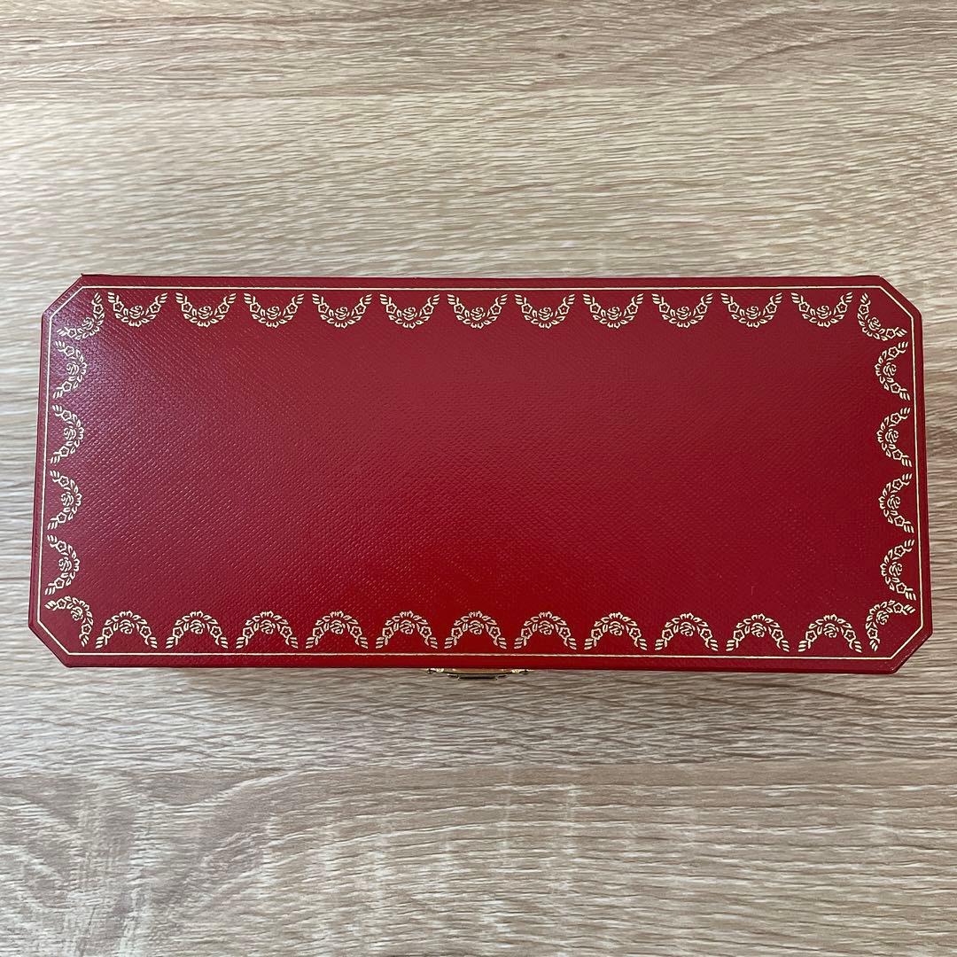 Cartier カルティエ ボールペン レッド ゴールド ボックス付き