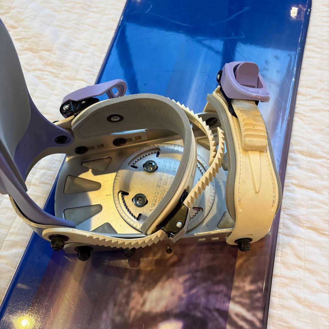 Naked Sycron スノーボード　ブルー　ホワイト　141 cm2点セット