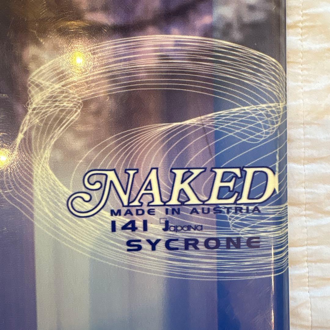 Naked Sycron スノーボード　ブルー　ホワイト　141 cm2点セット