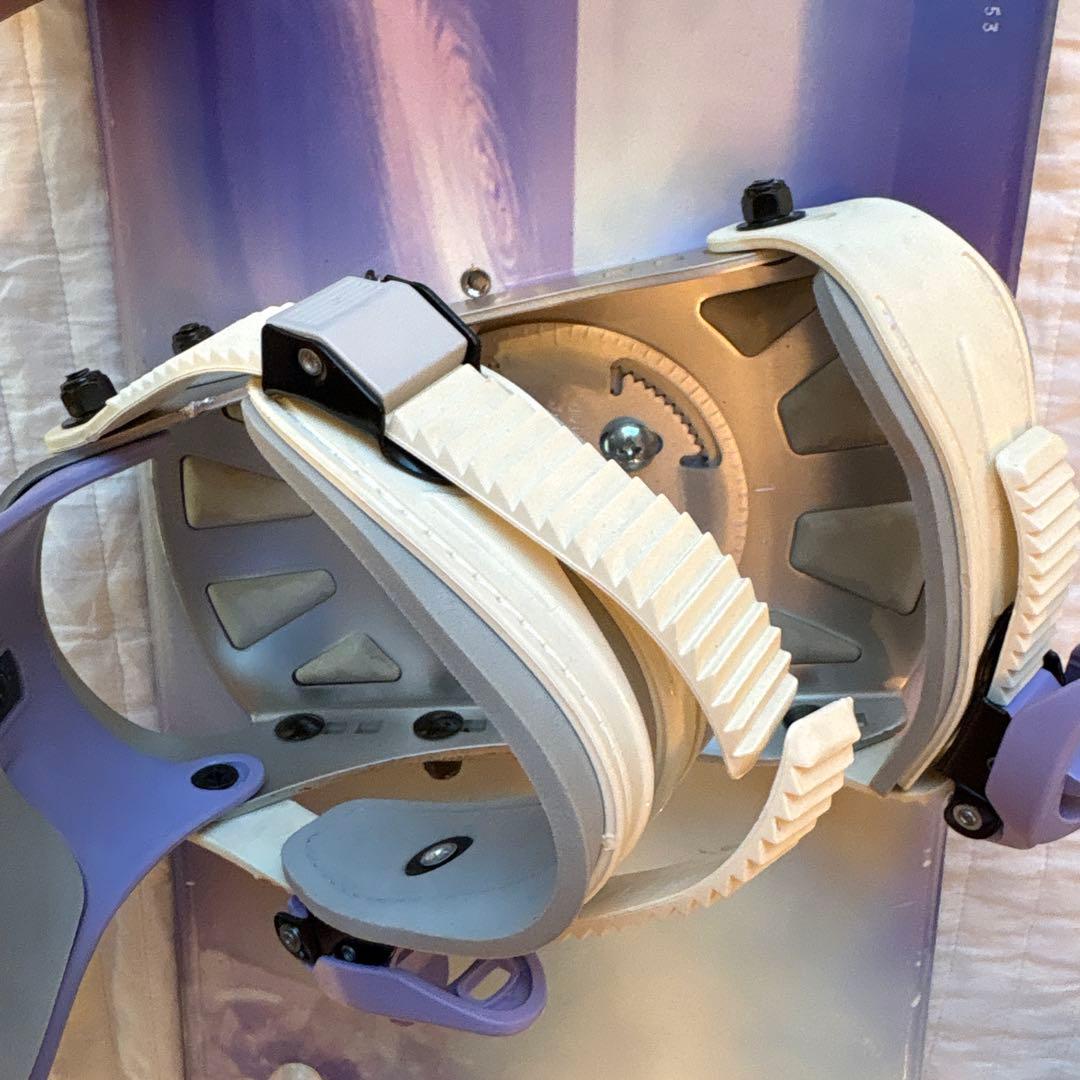 Naked Sycron スノーボード　ブルー　ホワイト　141 cm2点セット