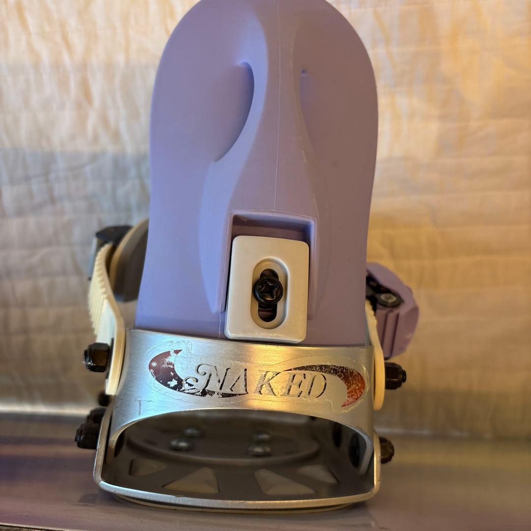 Naked Sycron スノーボード　ブルー　ホワイト　141 cm2点セット