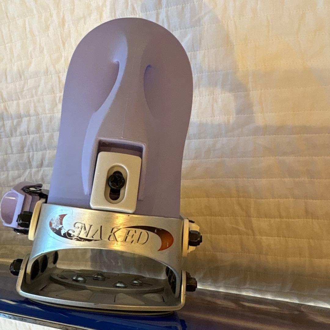 Naked Sycron スノーボード　ブルー　ホワイト　141 cm2点セット