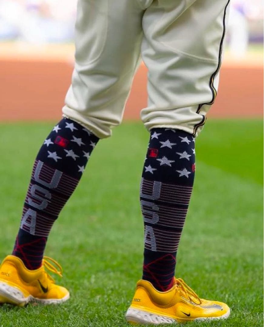 STANCE スタンス　野球　ソックス Lサイズ　アメリカ　国旗　靴下　USA