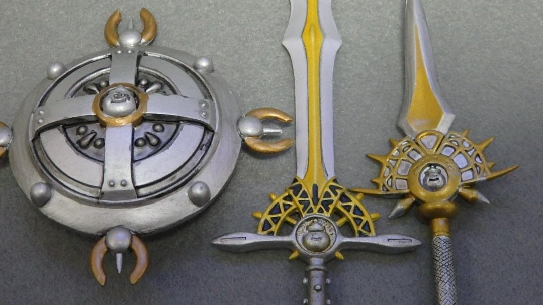 ドラゴンクエスト　レジェンドアイテムズギャラリー メタルギングの鎧 剣 ヘルム