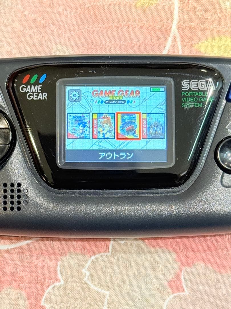 【動作確認済】ゲームギア　ミクロ　ブラック