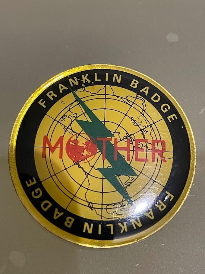 非売品 MOTHER 1989 フランクリンバッヂ マザー フランクリンバッジ