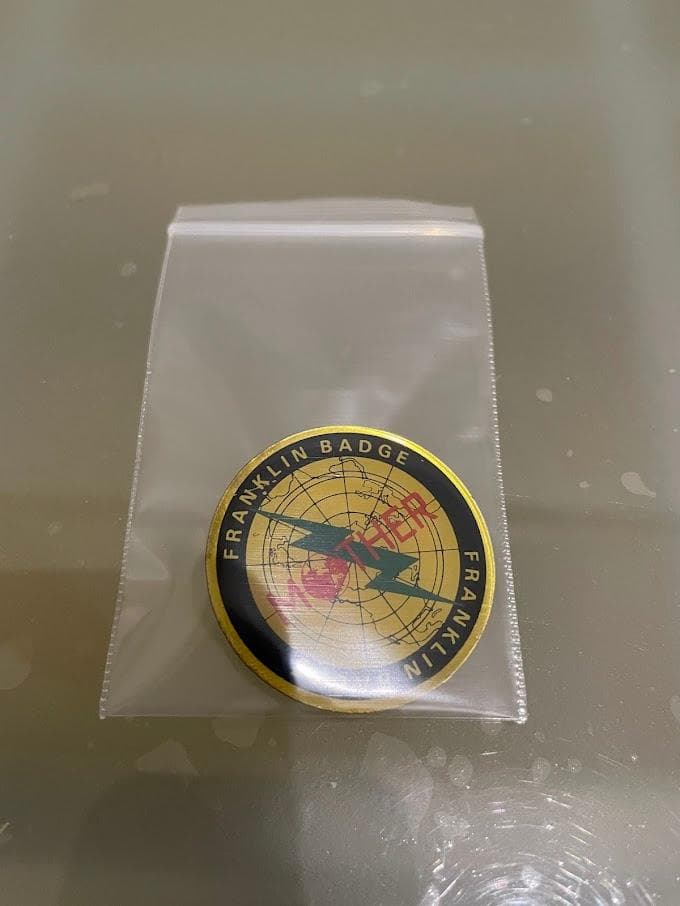 非売品 MOTHER 1989 フランクリンバッヂ マザー フランクリンバッジ