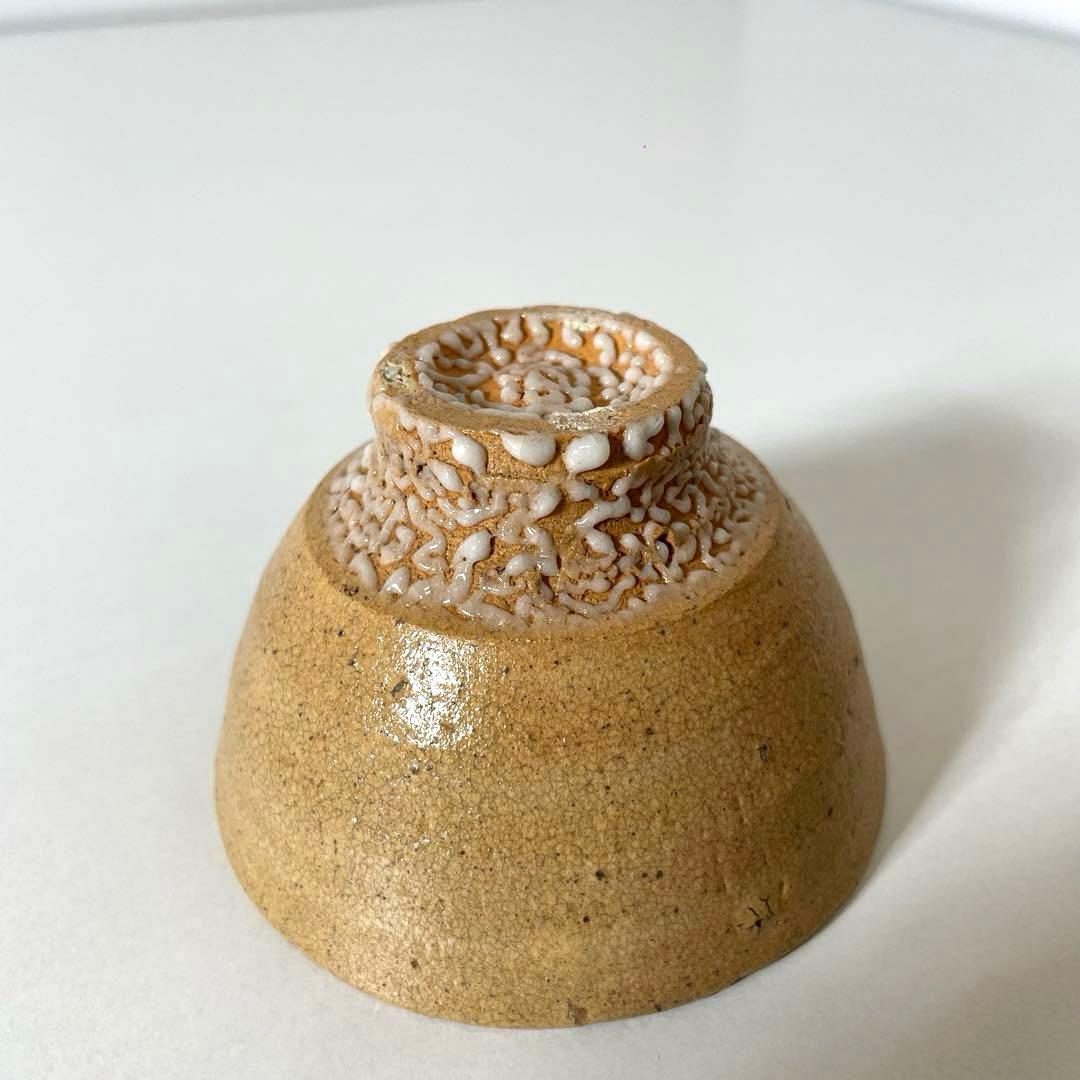 #XG570 陶芸家・内村慎太郎・井戸盃・ぐい呑・唐津焼・共箱・栞付・骨董