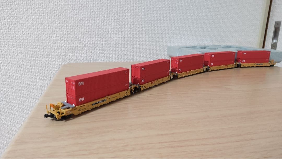 KATO MAX-I ダブルスタックカー 5両セット アメリカ型貨車