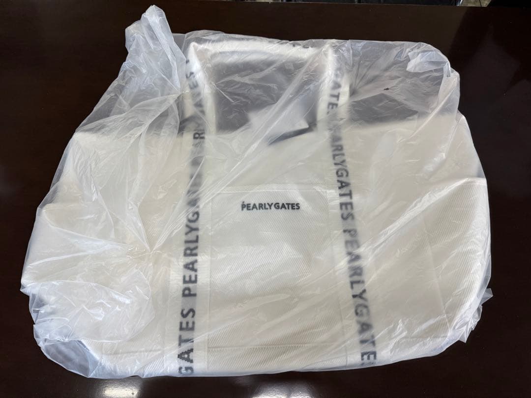 PEARLY GATES ホワイトトートバッグ