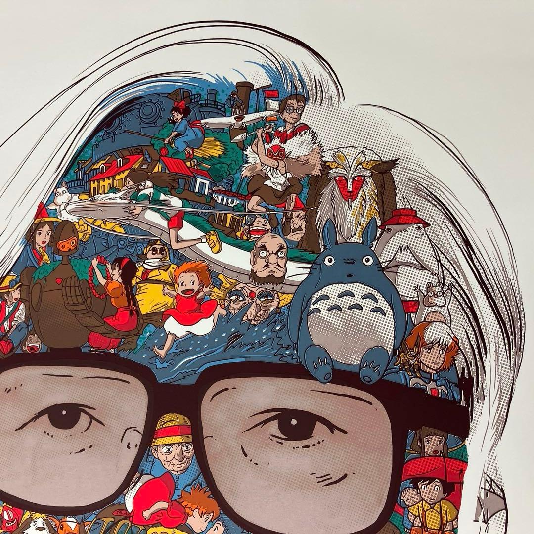 宮崎駿　ジブリ作品　版画　シルクスクリーン