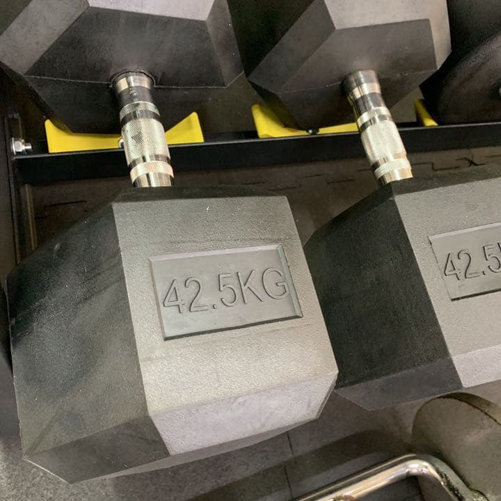 ラバーヘックス  ダンベル　　32.5kg 2個