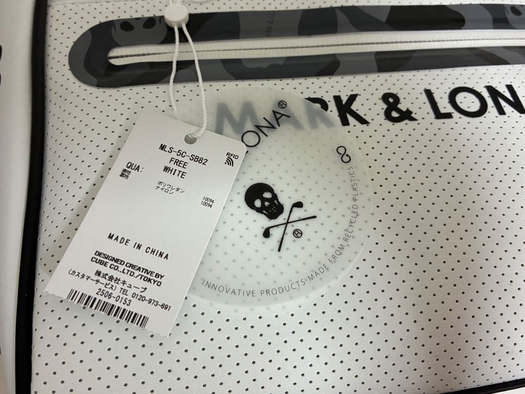 MARK&LONA カートバッグ ホワイト