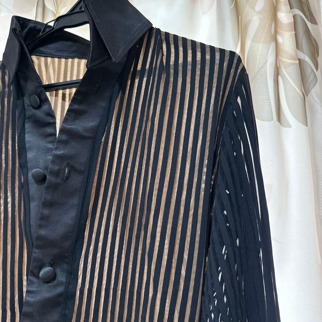 社交ダンス　ラテン　メンズシャツ　サイズS 定価45000円