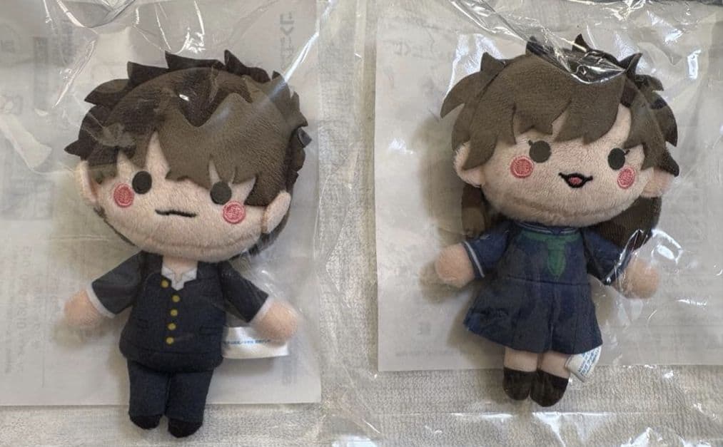 セガラッキーくじオンライン　D賞ぬいぐるみマスコット『黒羽快斗』『中森青子』