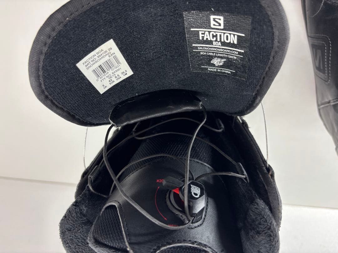 SALOMON スノーボードブーツ FACTION 26.5cm サロモン