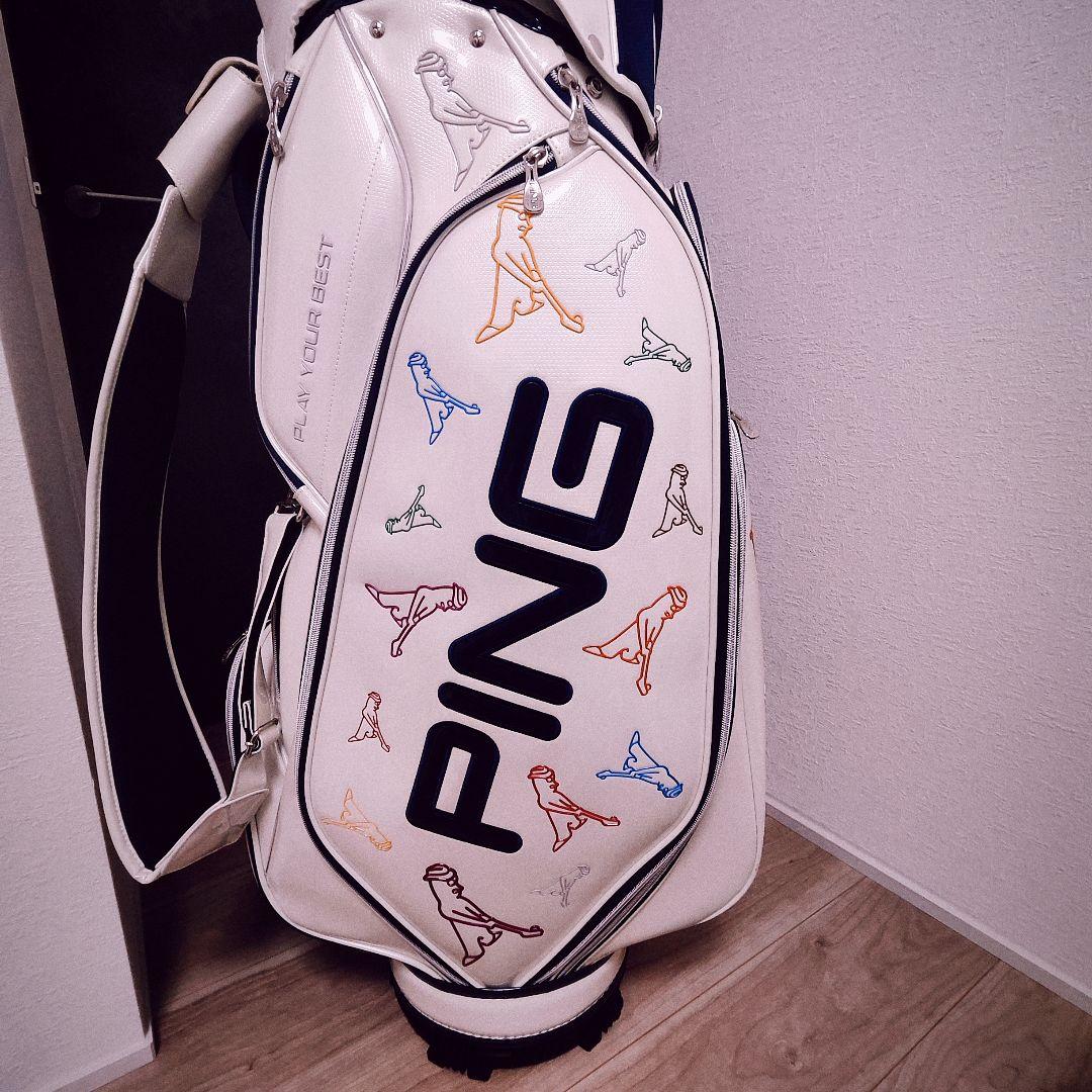 Mr.Ping ◆ ミスターピン ◆ピンゴルフエナメル キャディバッグ ◆未使用