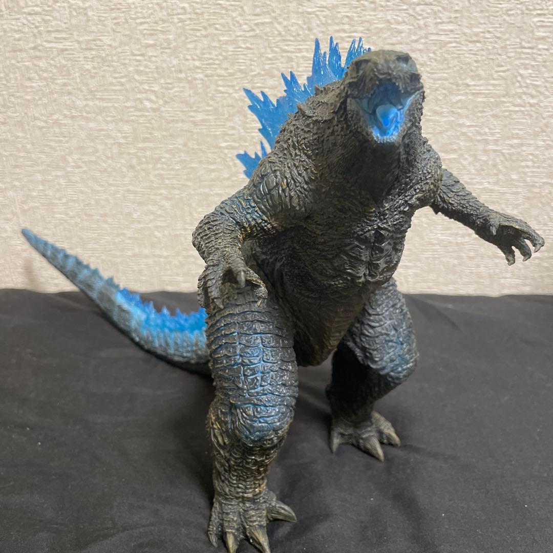 ゴジラ フィギュア 青と黒 約30cm