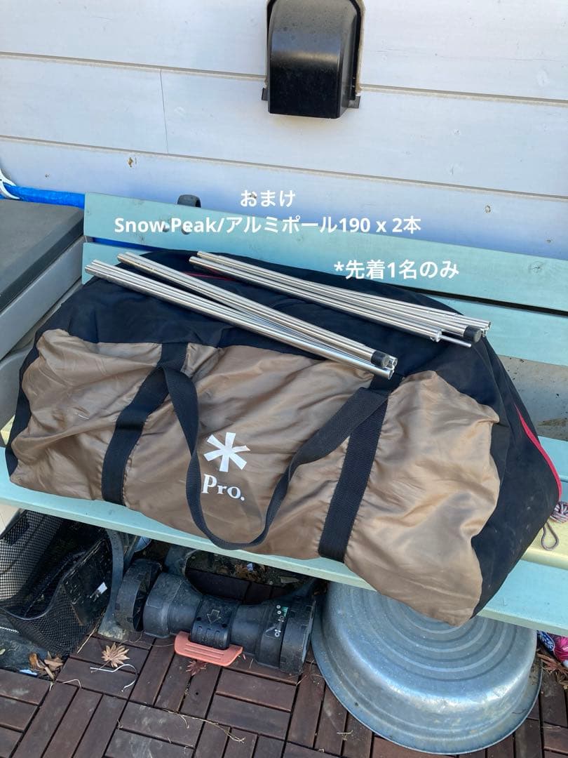  peak ランドステーションPro.M スカート付／おまけポール付き