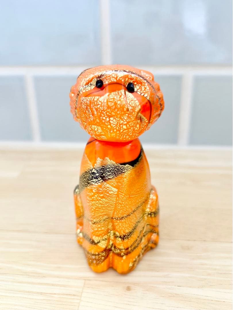 ベネチア ガラス murano ムラーノ ムラノ ヴェネチアグラス タイガー 虎