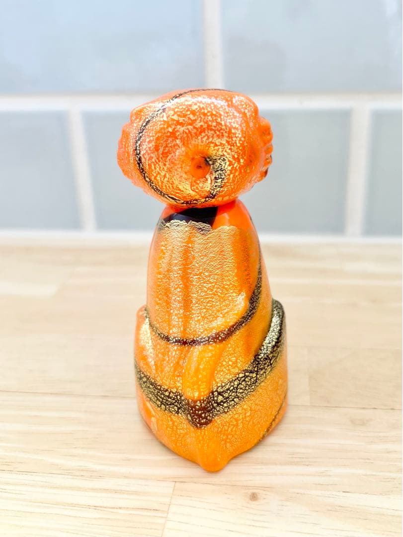 ベネチア ガラス murano ムラーノ ムラノ ヴェネチアグラス タイガー 虎