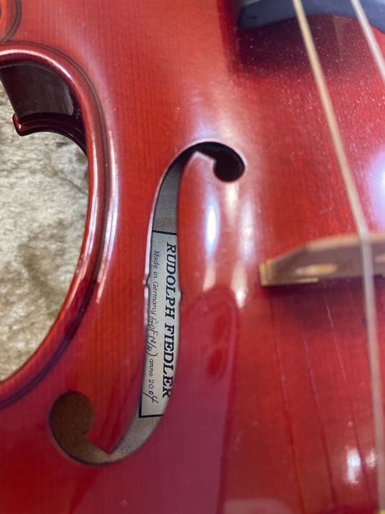 バイオリン　Rudolph Fiedler ルドルフフィドラー　3/4サイズ