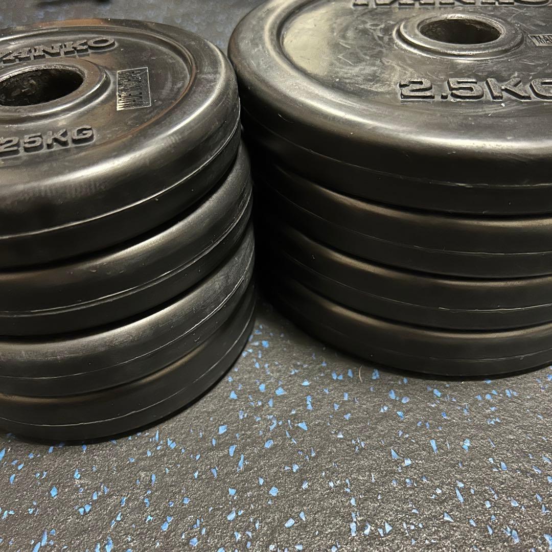 IVANKO イヴァンコ 28mmラバープレート2.5kg/1.25kg 8枚