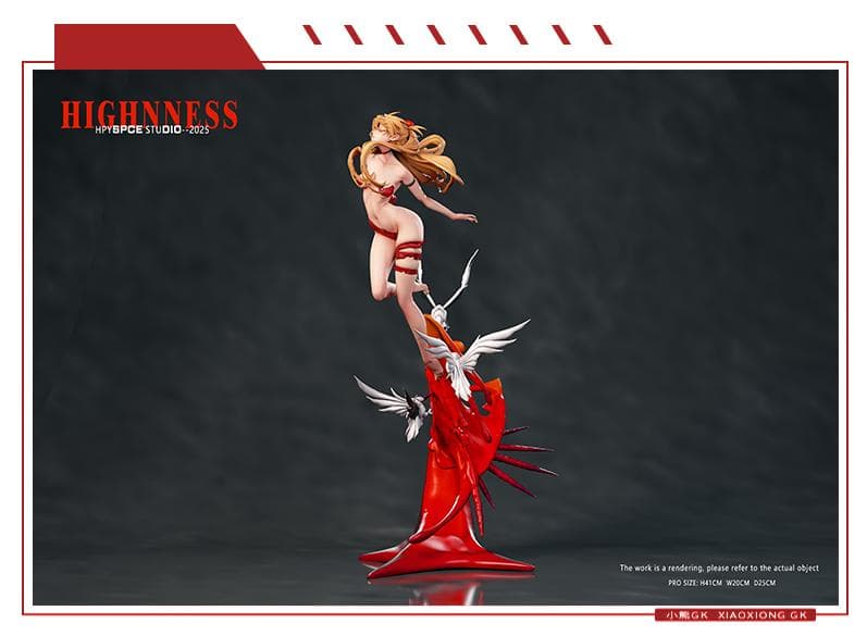 新世紀エヴァンゲリオン アスカ・おひめさま 樹脂 彫刻 フィギュア pro