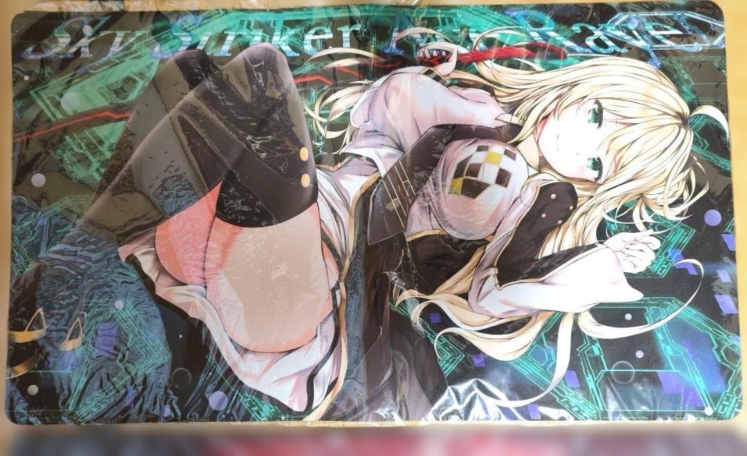 【未開封】同人プレイマット+スリーブ　閃刀姫レイ・閃刀姫ロゼ