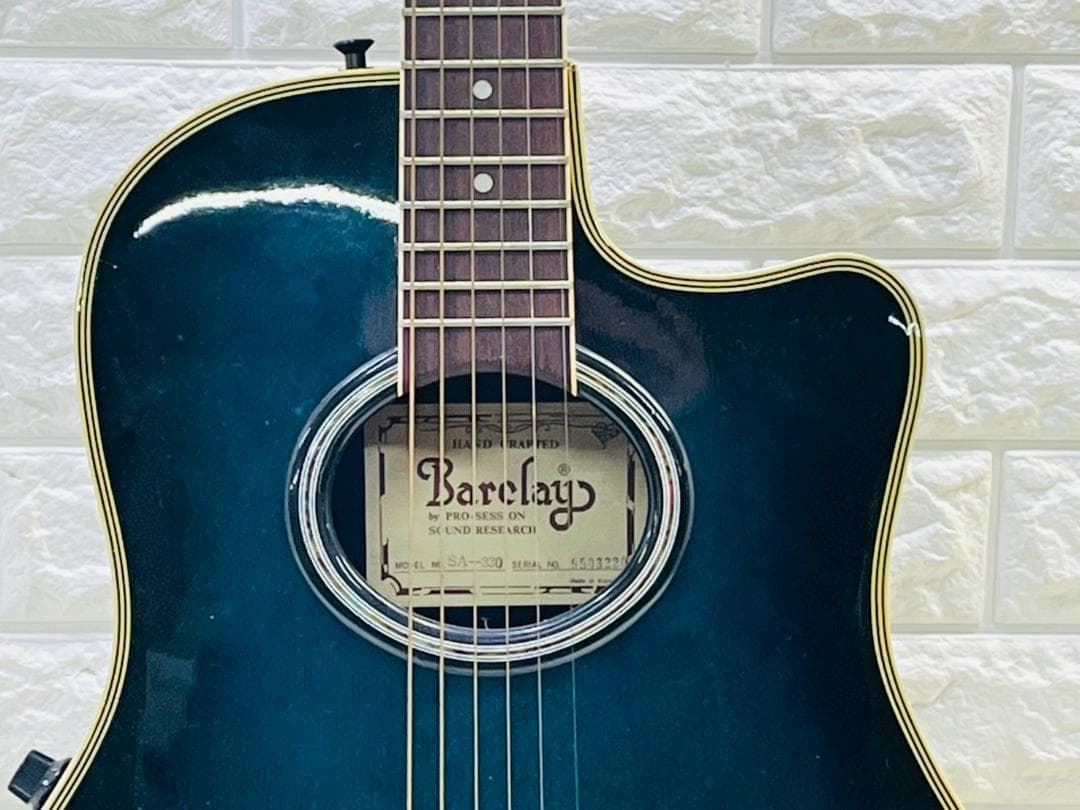 108Z Barclay エレアコギター SA-380 バークレイ 送料込