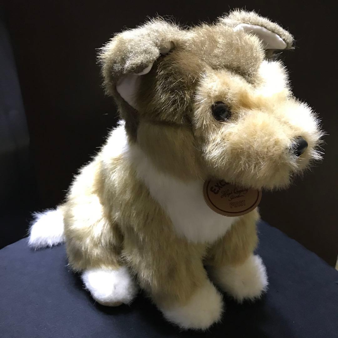 ぬいぐるみ　犬　いぬ　シェルティー　ファースト　レトロ❣️