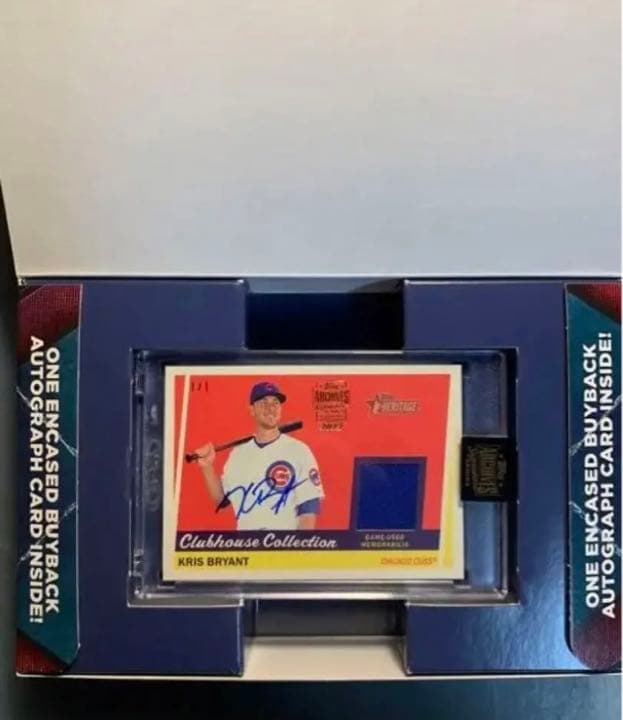 1of1 toppsarchivessignature2022クリスブライアント