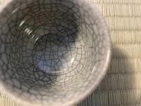 伊万里焼梅散酒器揃 徳利 お猪口 （太郎左右エ門 手書き 貫入）