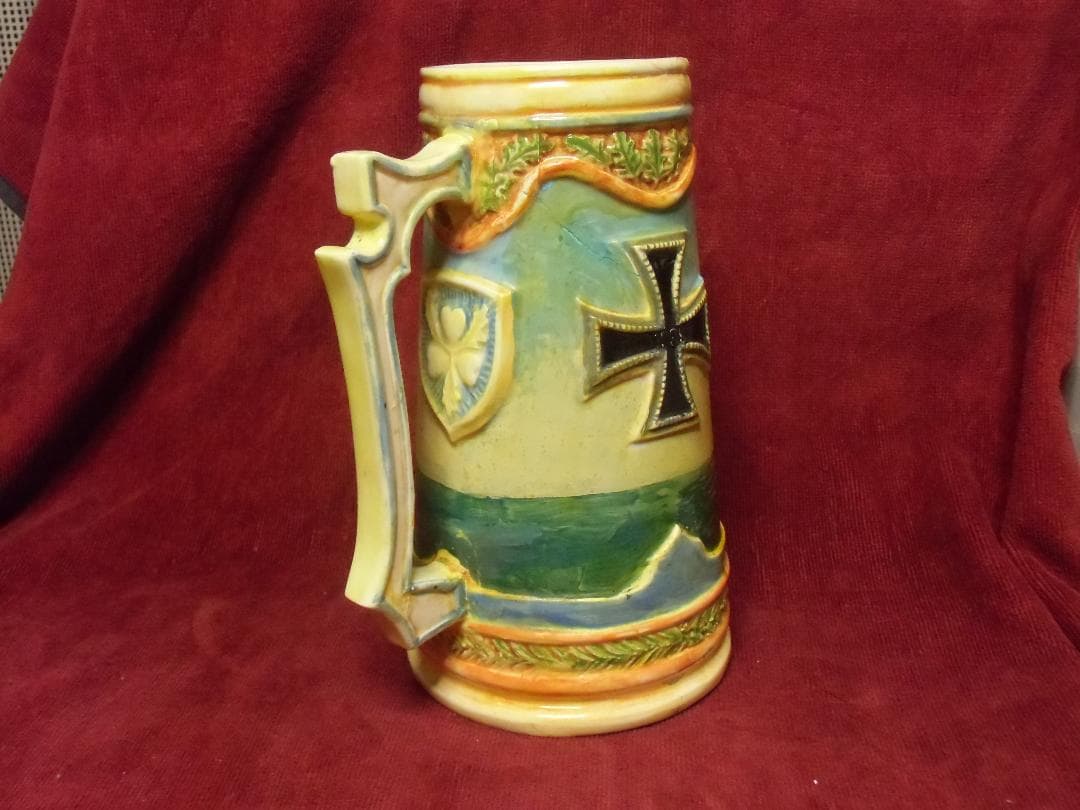 ＢＷドイツ軍/連邦軍＊戦艦ビスマルク号＊在郷軍人メンバー用ビアジョッキ（実物）