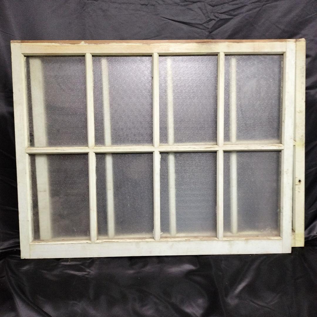 アンティーク ガラス 窓 2枚 昭和 レトロ 建具