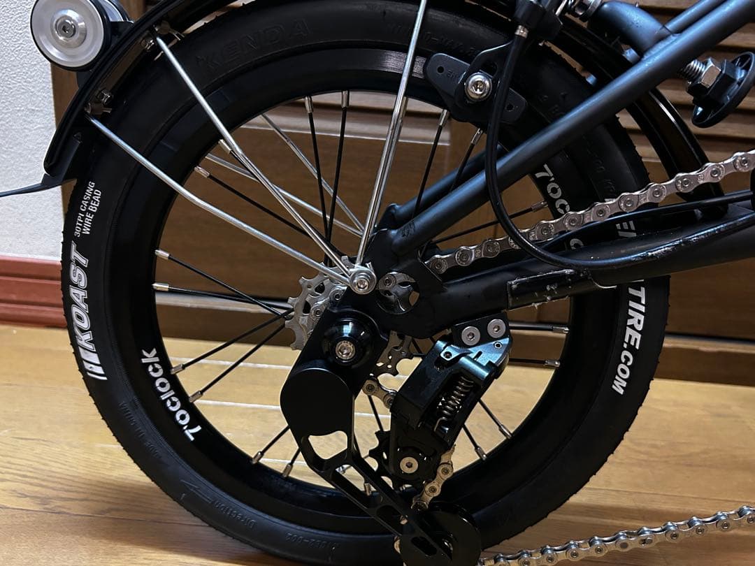 14インチ折り畳み自転車　MINT BOB3-14K　BROMPTON風