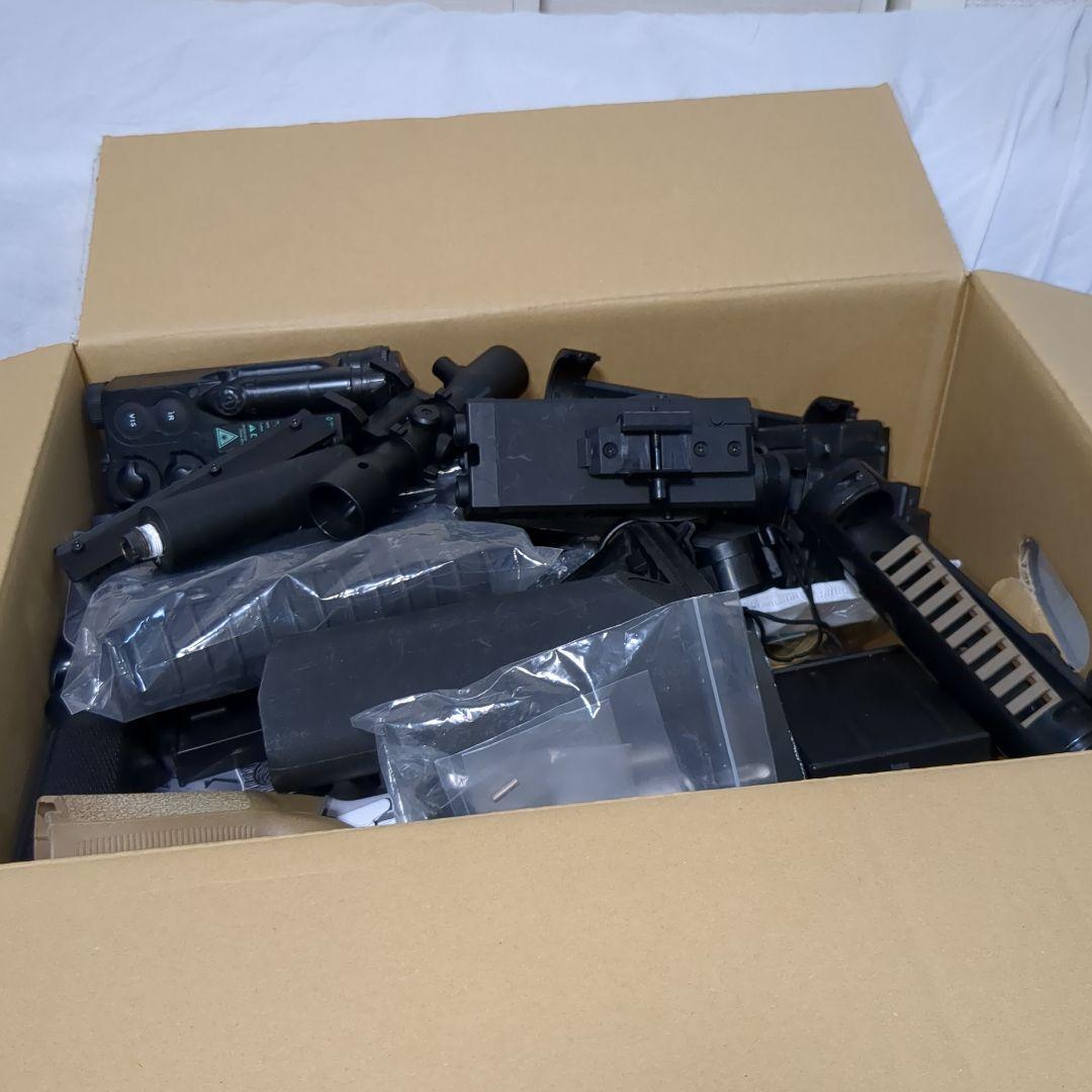 1000円オークション　ジャンクエアガンパーツまとめてセット　ミリタリー