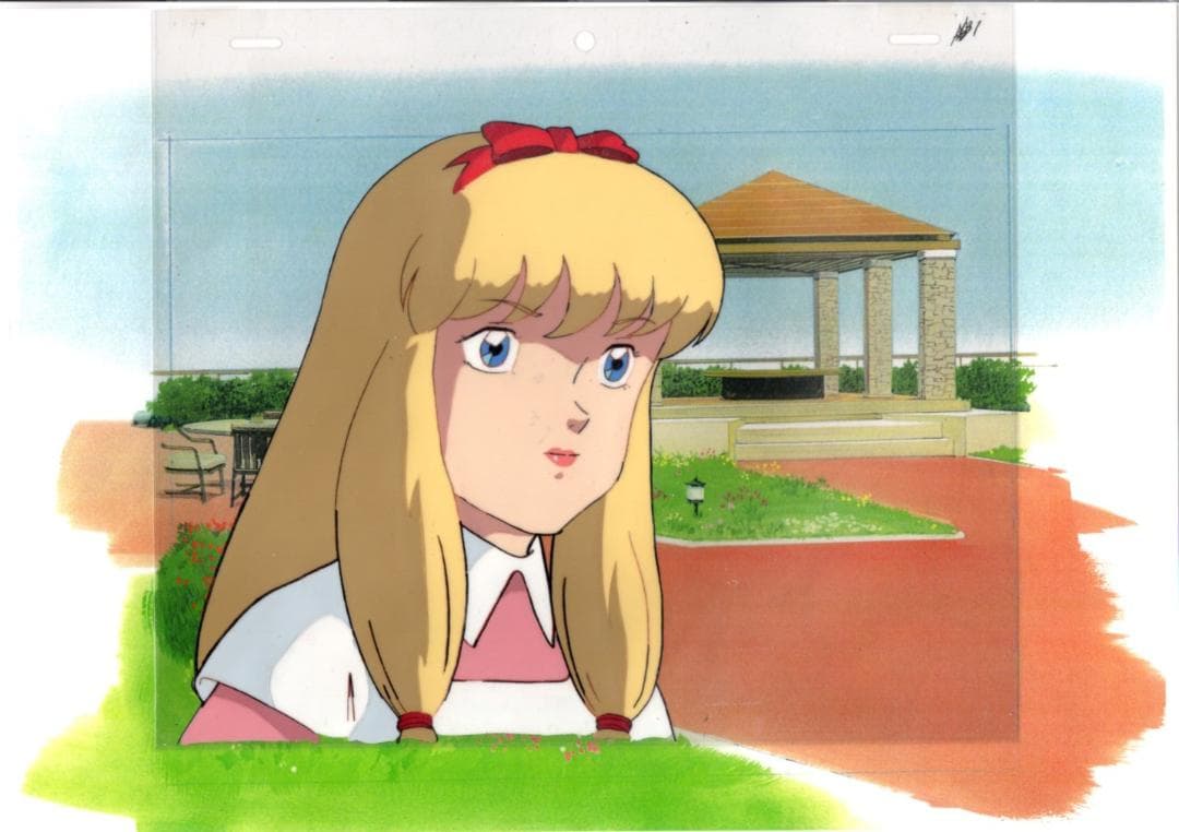 風の中の少女 金髪のジェニー　セル画　A3