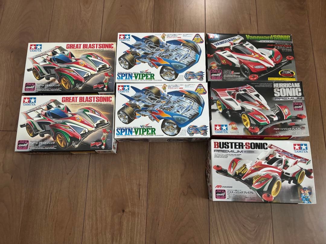 Tamiya ミニ四駆キット 8個セット