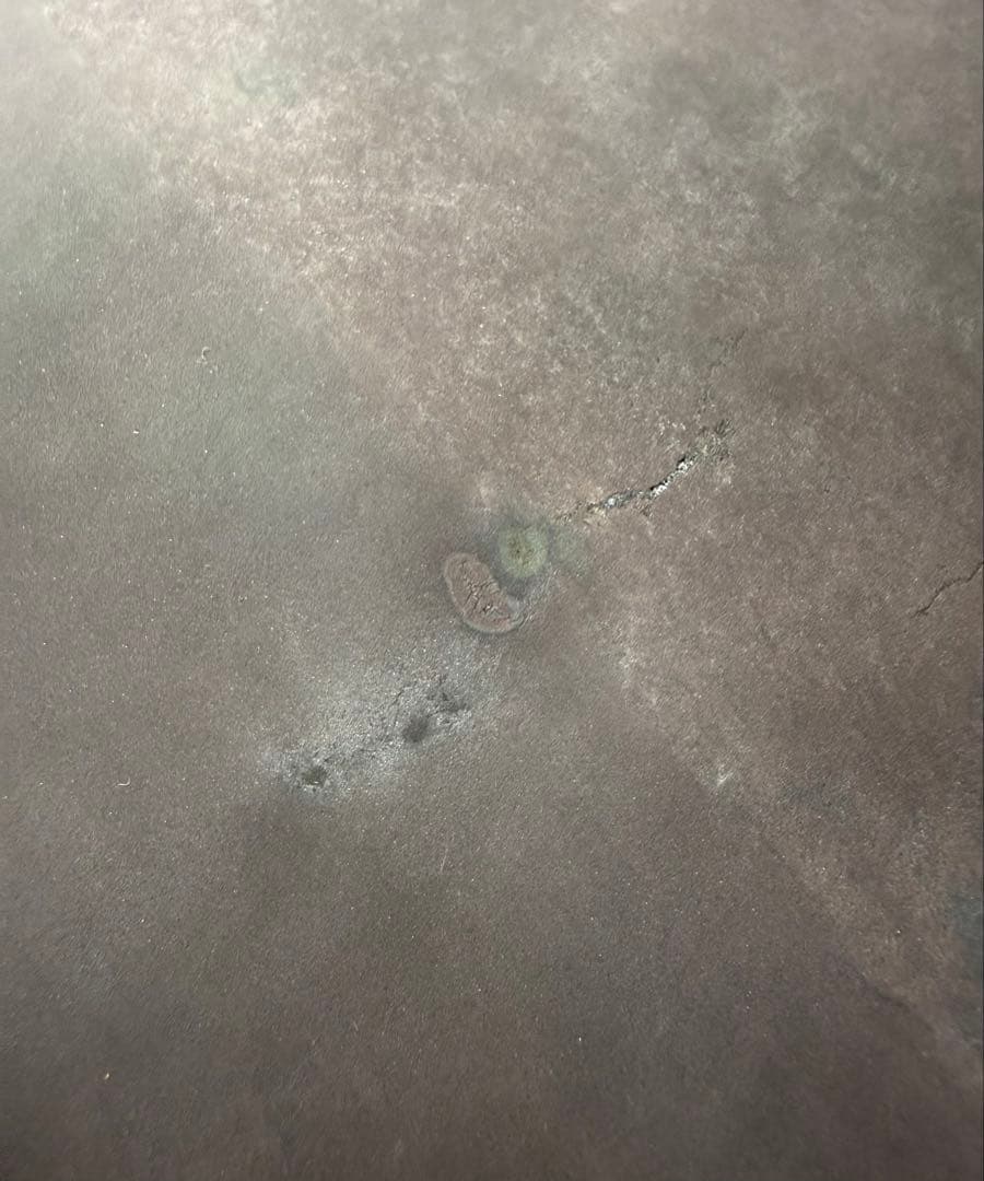 未使用 中国硯 端渓硯 斑点 石眼 硯 書道具 花鳥文 約3キロ