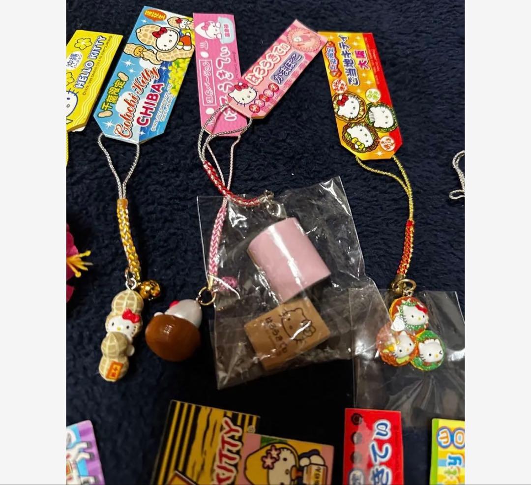 ハローキティ　根付　ストラップ　レア　まとめ売り 80個以上