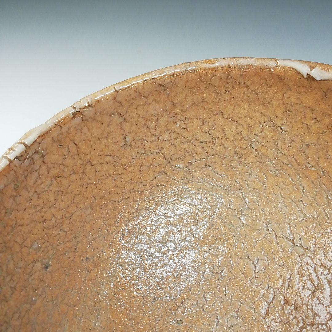 Ｔ７０２　茶碗　『唐津茶碗』『鏡山窯　井上東也 作』　共箱　抹茶碗　茶道具