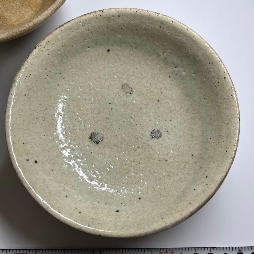 16~19世紀　高麗青磁皿、茶碗3客　東Y7-0806① トヒコ