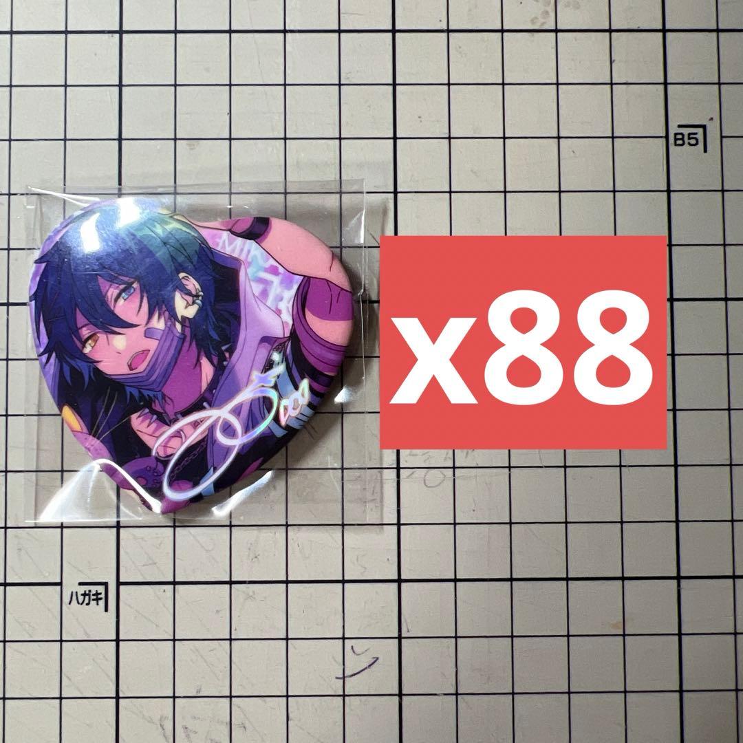 あんスタ 願望缶バッジ 中国 影片みか ハート缶バッジ