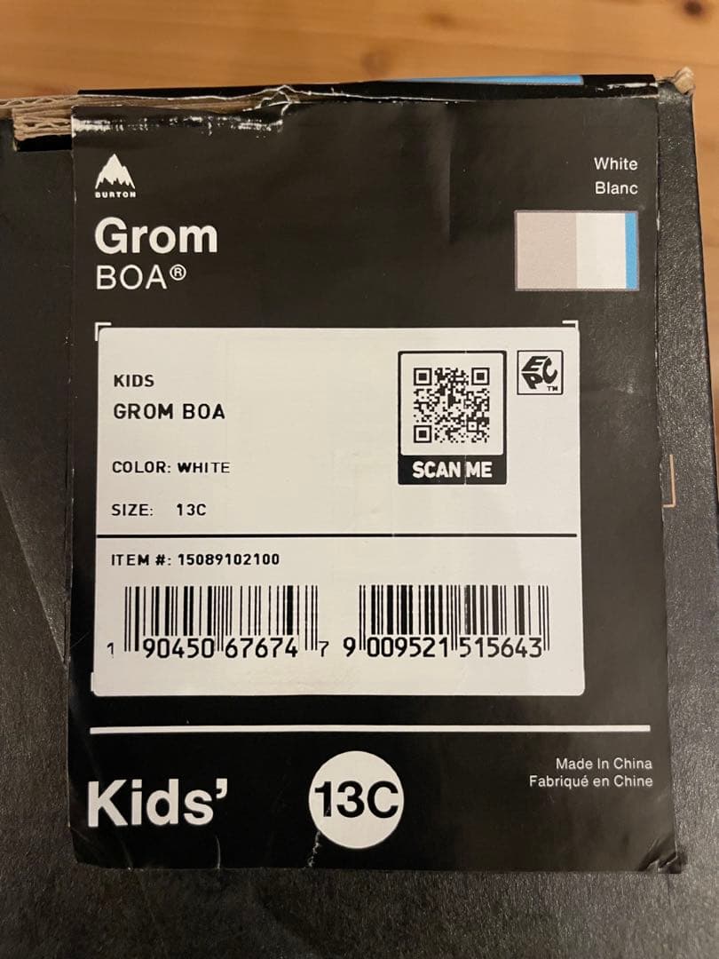 23-24Burton Grom BOA スノーボードブーツ サイズ19.5cm